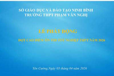 Hội nghị phát động đợt cao điểm ôn thi Tốt nghiệp THPT năm 2026
